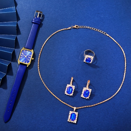 Conjunto de Reloj y Joyas para mujeres