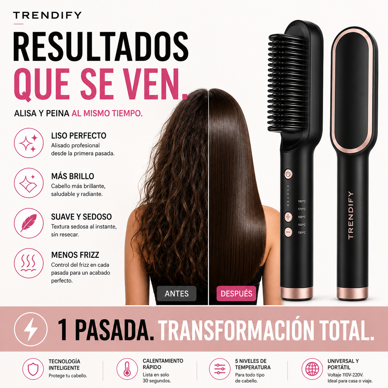 Cepillo Alisador HairFlow™