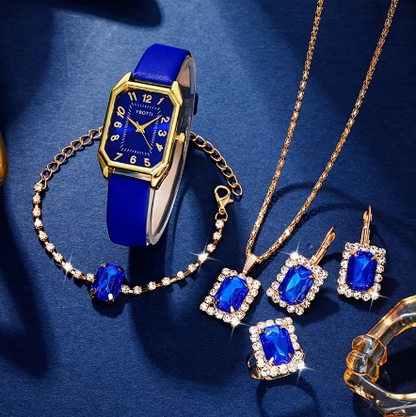 Conjunto de Reloj y Joyas para mujeres